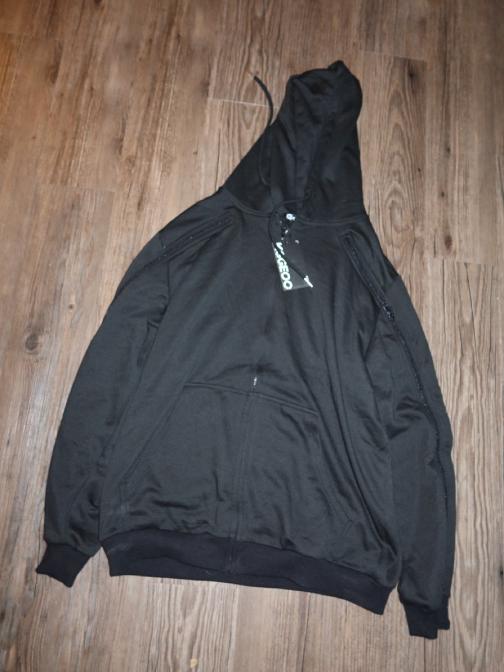 Black Men's Hoodie Activewear Sweatshirt - Unbranded